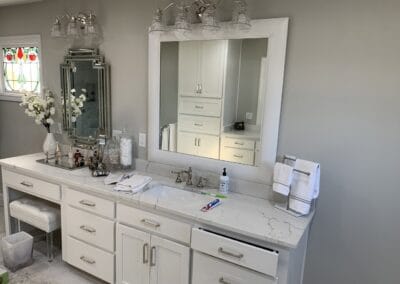 Read about this bathroom and kitchen remodel in Quinlan, Texas.